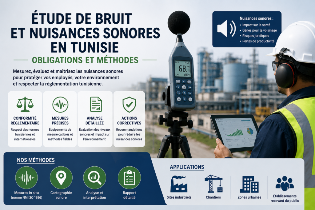 Étude de Bruit et Nuisances Sonores en Tunisie : Obligations et Méthodes