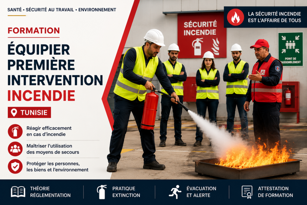 Formation Équipier Première Intervention Incendie Tunisie